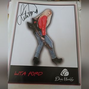 Autographed photo of Lita Ford